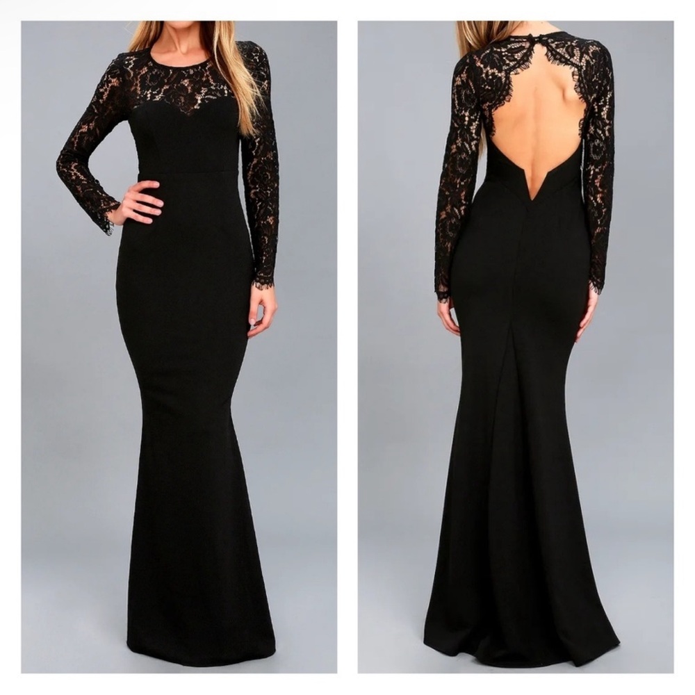 LULUS Whenever You Call Maxi Formal Dress Size S